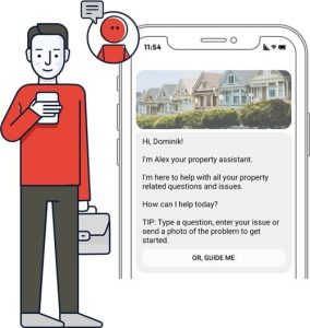 alex existing renters chat property assistant dynamic residential
